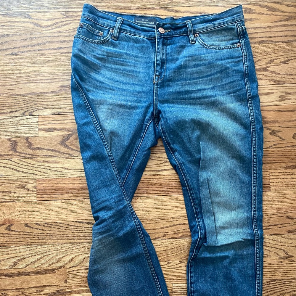 JCrew “Broken in Boyfriend” jean